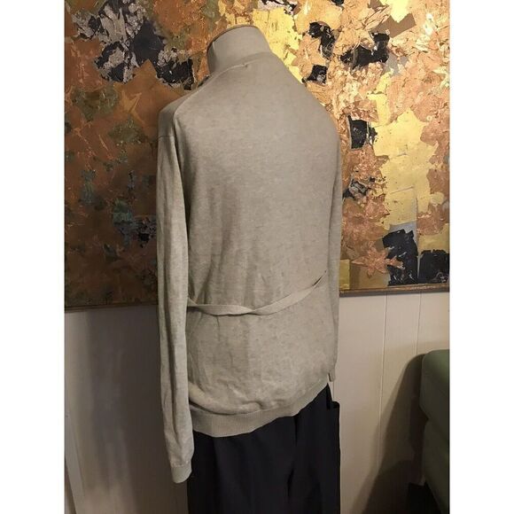 Greg Norman Women Collection Large Cotton Argyle Sweater Button Front NWT - Picture 6 of 8